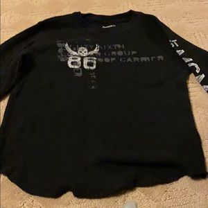 Long sleeve waffle tee